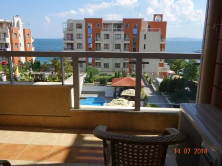Гледка от тераса на апартамента за продажба в комплекс Helios Beach Поморие Id 126 