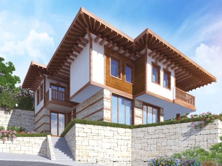 Визуализация на къщата за продажба в комплекса Vehid Eco Village Id 182 