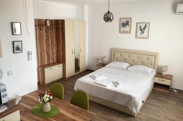 Пример меблировки в студии на продажу в комплексе Villa Aria, Солнечный берег Id 203 