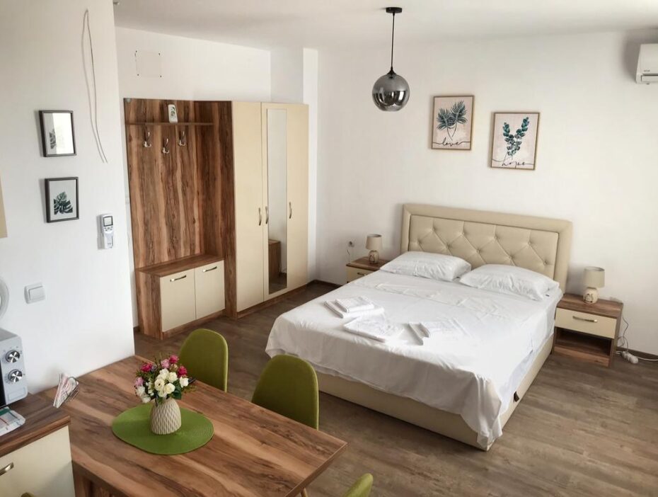 Пример меблировки в студии на продажу в комплексе Villa Aria, Солнечный берег Id 203 