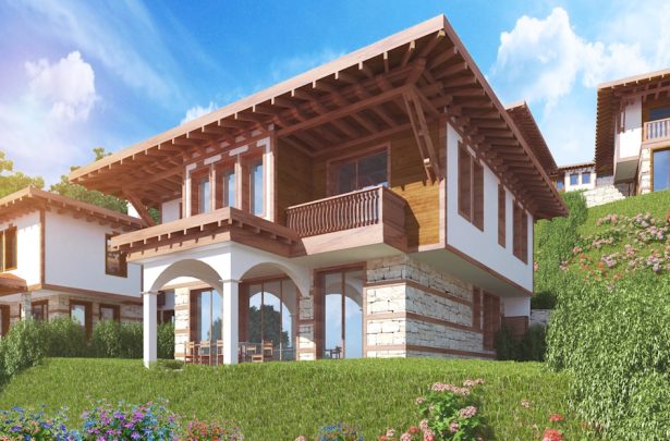 Визуализация одного из дизайнов домов в Venid Eco Village / "Венид Эко Виллэдж", Святой Влас Id 182 