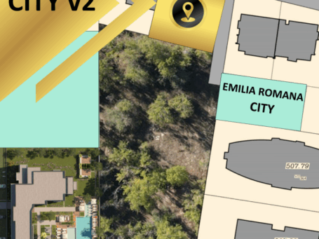 ID 1074 Расположение комплекса «Emilia Romana City v2»