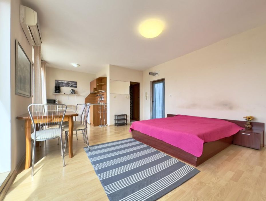 ID 823 Large studio with a spacious terrace in Sunny Beach
