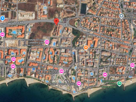 ID 1158 Location of the "Fairview Vlas" complex in Sveti Vlas