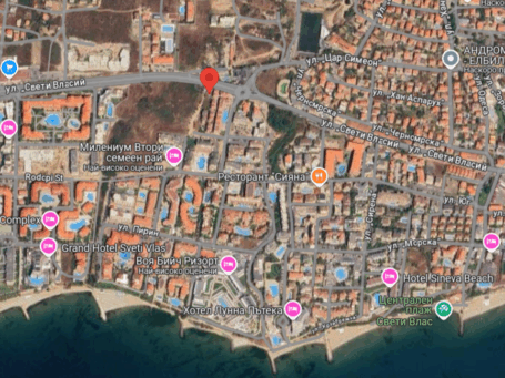 ID 1158 Расположение комплекса «Fairview Vlas» в Святом Власе